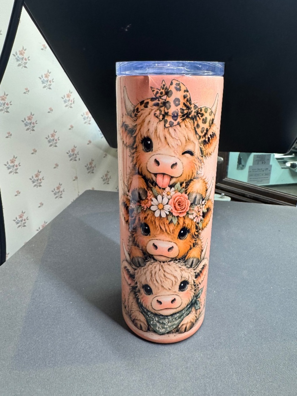 Highland Cow 20 Oz Tumbler